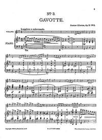 Gavotte For Violin And Piano Op.21 No.3
