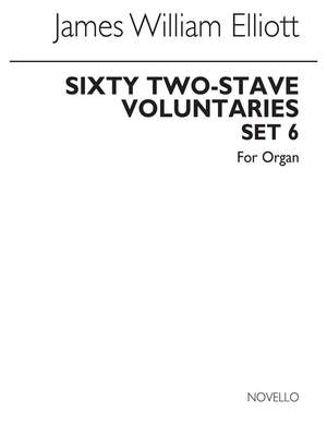 James W. Elliott: Sixty 2-Stave Voluntaries For Harmonium Set 6