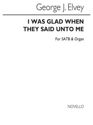 George J. Elvey: I Was Glad When They Said Unto Me