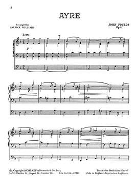 John H. Foulds: Ayre And Stately Dance