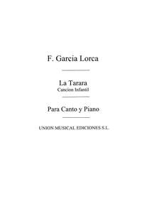 Federico Garcia Lorca: Federico Garcia Lorca: La Tarara, Cancion Infantil