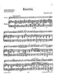Edward German Moto Perpetuo For Violin And Piano Violin Piano SHEET MUSIC BOOK 