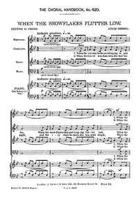 Adam Geibel: When The Snowflakes Flutter