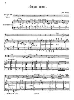 Alexander Glazunov: Melodie Arabe