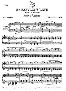 Charles Gounod: By Babylons Wave