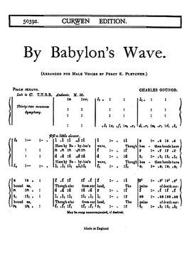 Charles Gounod: By Babylons Wave