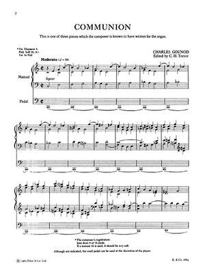 Charles Gounod: Communion For Organ (C.H. Trevor)