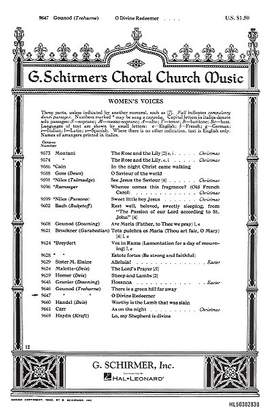 Charles Gounod: O Divine Redeemer