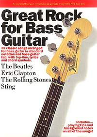 Eric Clapton: Great Rock For Bass Guitar