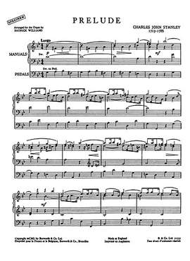 Maurice Greene: Minuet And Trumpet Tune For Organ