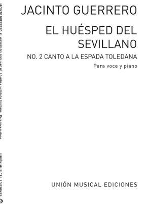 Jacinto Guerrero: Canto A La Espada Toledana No.2 de Los Gavilanes