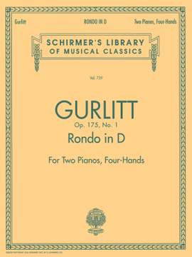 Cornelius Gurlitt: Rondo in D, Op. 175, No. 1 (set)