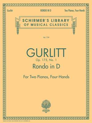 Cornelius Gurlitt: Rondo in D, Op. 175, No. 1 (set)