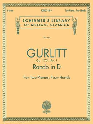 Cornelius Gurlitt: Rondo in D, Op. 175, No. 1 (set)