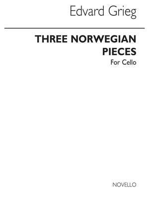 Edvard Grieg: Three Norwegian Pieces (Violoncello) Product Image