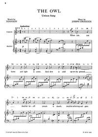 J Groocock: The Owl Unison