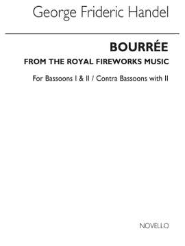 Georg Friedrich Händel: Bourree From The Fireworks Music - Bsn