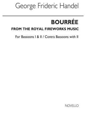 Georg Friedrich Händel: Bourree From The Fireworks Music (Bsn)