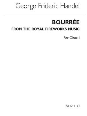 Georg Friedrich Händel: Bourree From The Fireworks Music (Oboe 1) Product Image