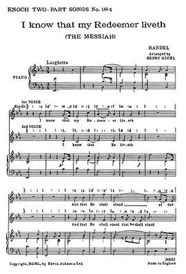 Georg Friedrich Händel: I Know That My Redeemer Liveth