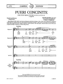 J. Handl: Pueri Concinite