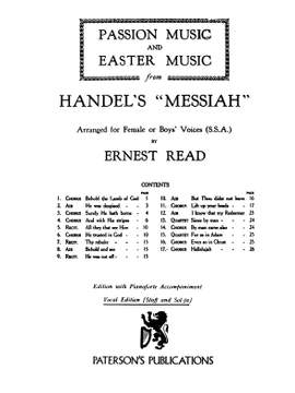 Georg Friedrich Händel: Passion and Easter Music From Messiah