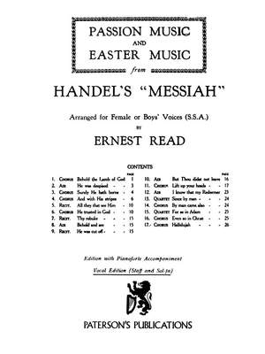 Georg Friedrich Händel: Passion and Easter Music From Messiah