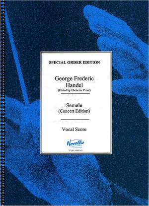 Georg Friedrich Händel: Semele (Abridged Edition)- Vocal Score