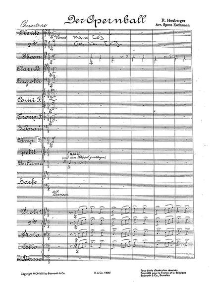 Der Opernball Overture (Kochmann)