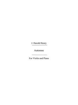 H. Henry J.: Automne