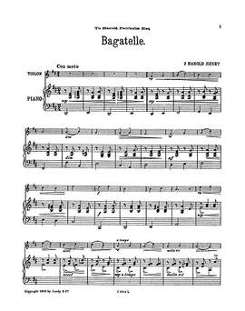 H. Henry J.: Bagatelle