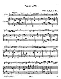 G. Hille: Czardas Op.23/3
