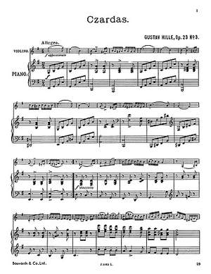 G. Hille: Czardas Op.23/3