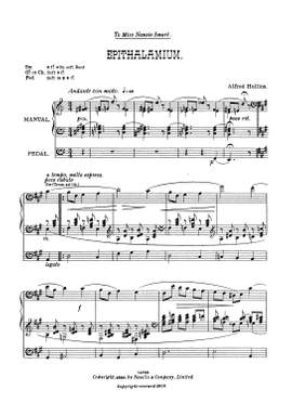 Alfred Hollins: Epithalamium For Organ