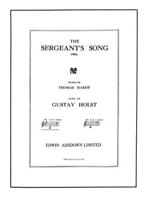 Holst, G: Sergeant's Song