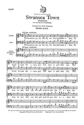 Gustav Holst: Swansea Town (SATB)