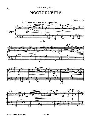 Brian Hope: Nocturnette