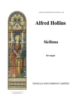 Alfred Hollins: Siciliano For Organ