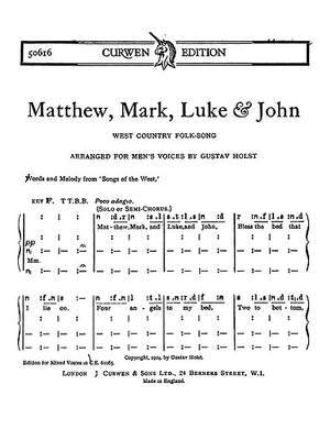 Gustav Holst: Matthew, Mark, Luke & John