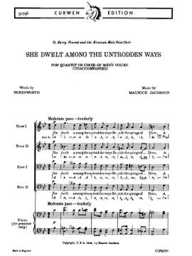 Maurice Jacobson: She Dwelt Among The Untrodden Ways