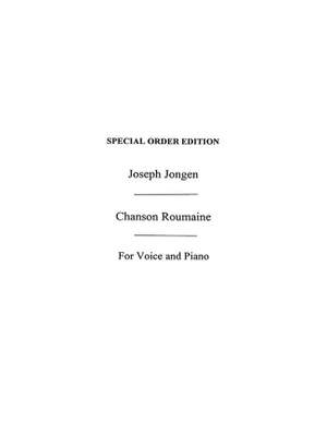 Joseph Jongen: Chanson Roumaine Roumanian Song B Flat