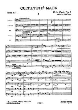 Victor Ewald: Quintet In Db Major