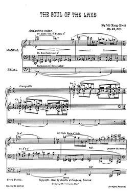 Sigfrid Karg-Elert: Pastels On 'Scenes From Lake Constance' Op.96