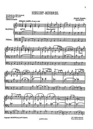 Joseph Jongen: Menuet-Scherzo