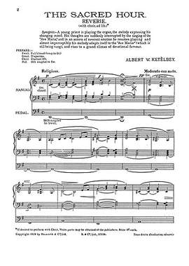 Albert Ketèlbey: The Sacred Hour