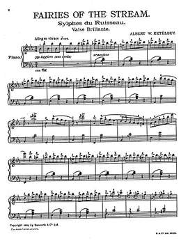 Albert Ketèlbey: Fairies Of The Stream (Piano)