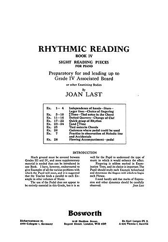 Last Rhythmic Reading Sight Reading Pieces