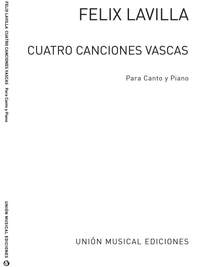 Cuatro Canciones Vascas for Voice and Piano