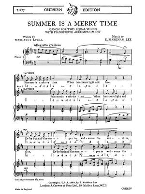 E Markham Lee: Summer Is A Merry Time