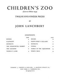 Lanchbery: Childrens Zoo